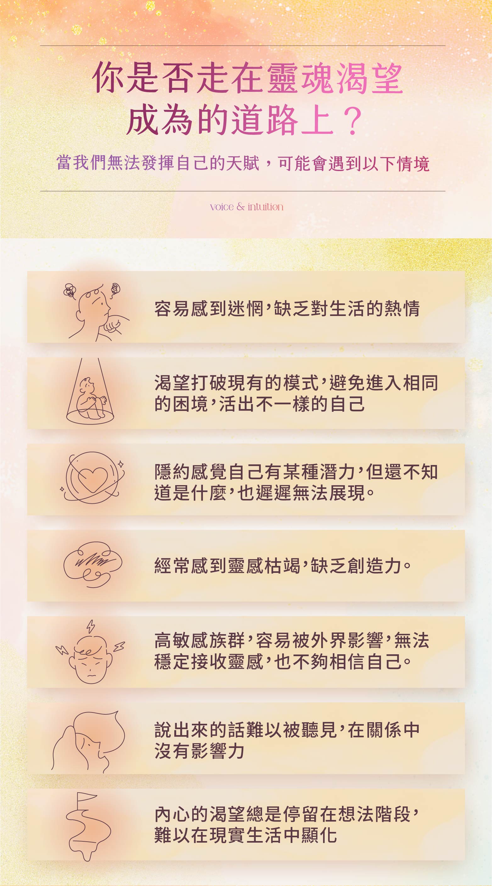 聲音與直覺力：喚醒靈魂天賦，顯化豐盛人生| 心悅人文空間