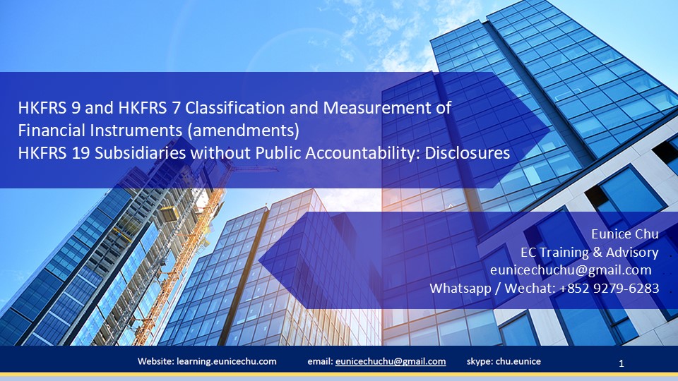 Amendments to HKFRS 9 and HKFRS 7 and HKFRS 19 Subsidiaries without ...