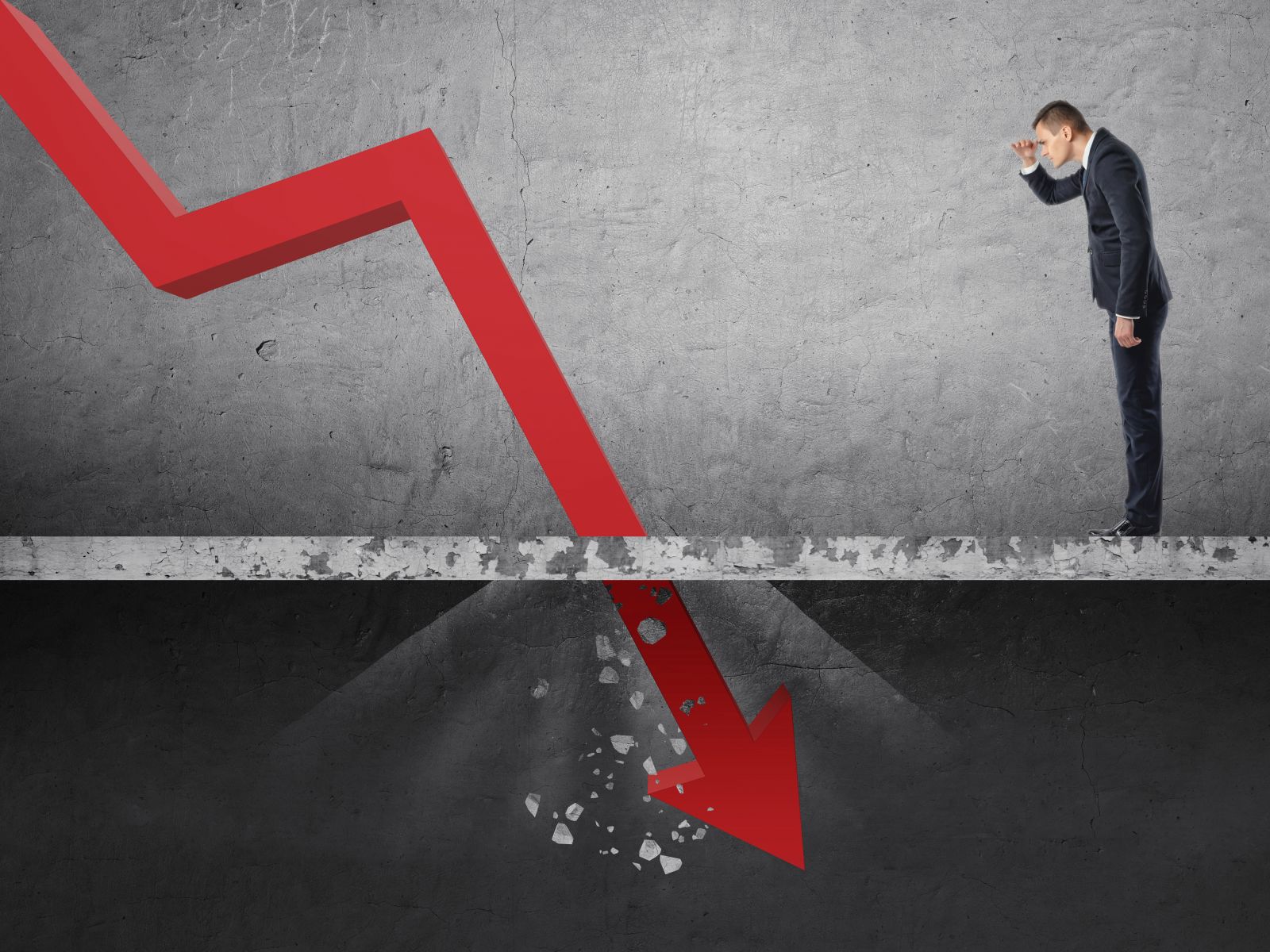 從過去的線圖，看出下跌行情的「習性」